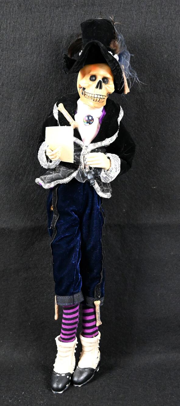2009 Katherine's Collection Male Skeleton Doll 18"